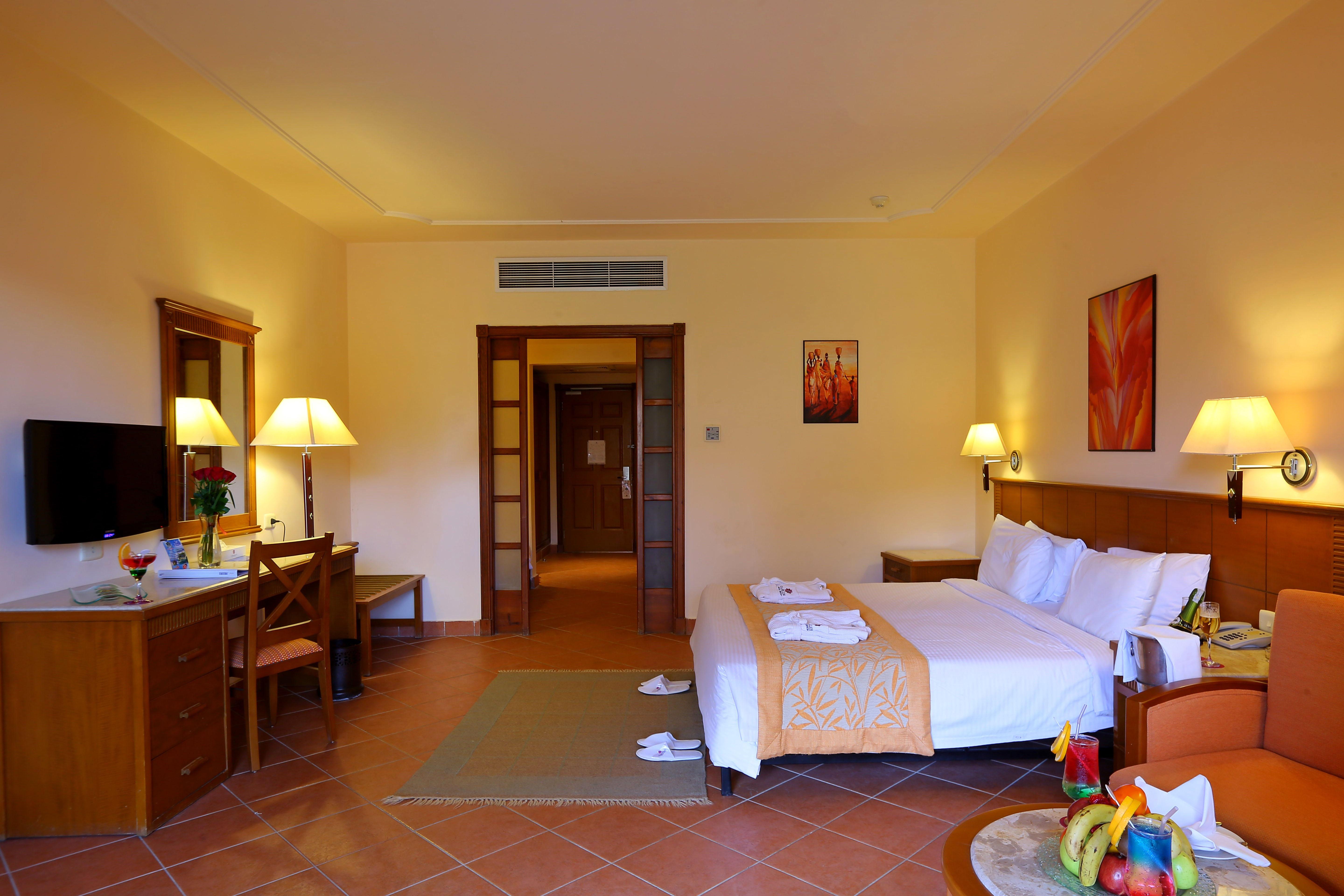 Charmillion Gardens Aquapark Hotel Sharm el-Sheikh Luaran gambar A room at the Hilton Sharm El Sheikh