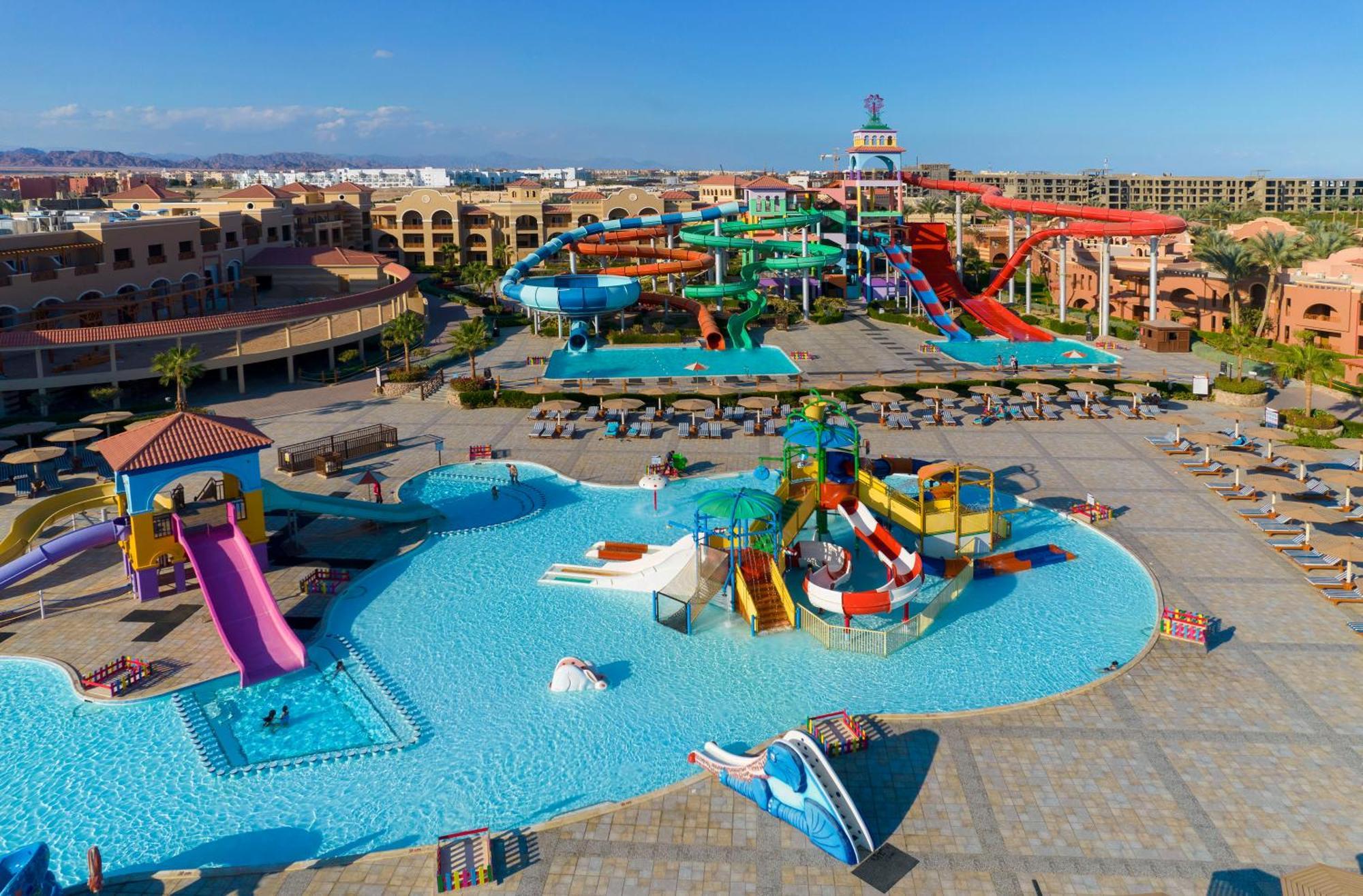 Charmillion Gardens Aquapark Hotel Sharm el-Sheikh Luaran gambar Aerial view of the park
